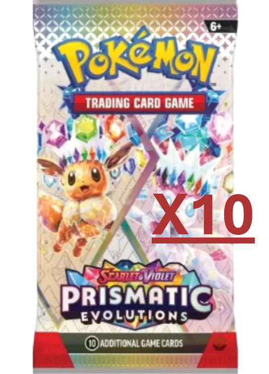 Prismatic Evolutions Booster Pack X10