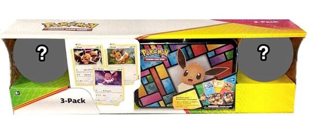 Eevee Treasure Chest + 2 Poke Ball Tins