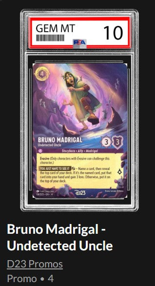 D23 PSA 10 SET