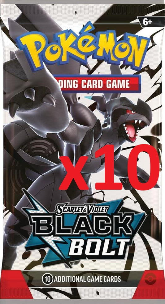 Black Bolt Booster Pack x10