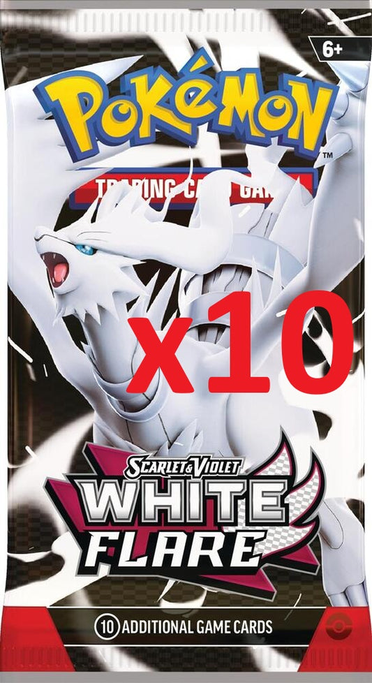 White Flare Booster Pack x10