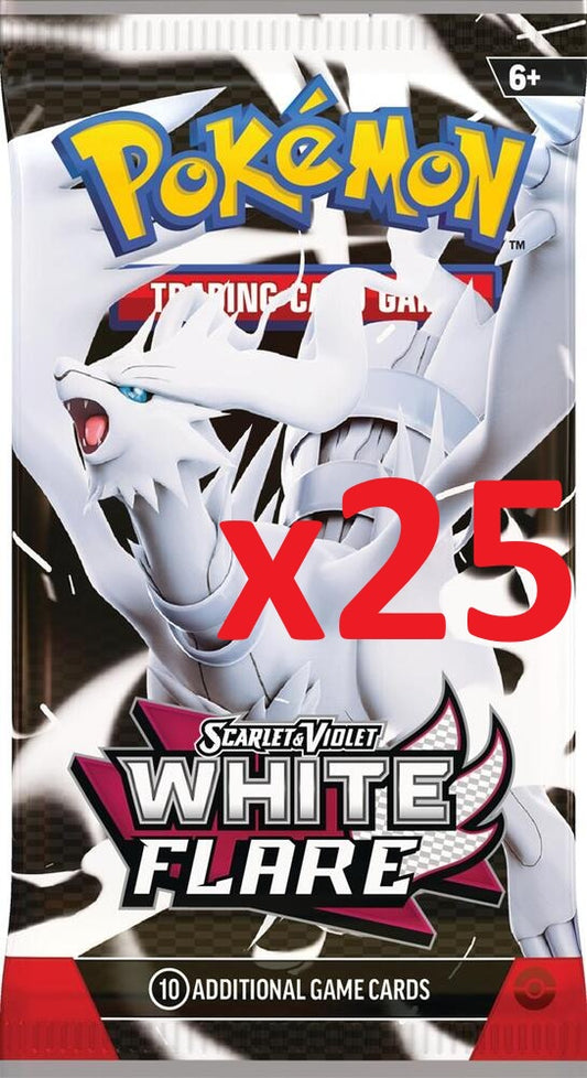 White Flare Booster Pack x25