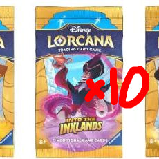 Disney Lorcana Into The Inklands 10x Booster Pack
